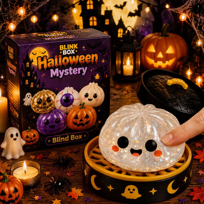 Halloween Ghost Squeeze Toys – Cute Scary Stress-Relievers for Party Favors