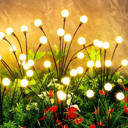 🎉NEW ARRIVAL-49% OFF✨🌿 Solar Firefly Glow Stakes – 32/48/64LED Garden Lights That Dance in the Breeze