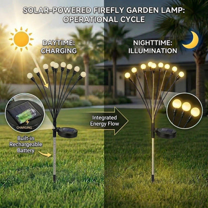 🎉NEW ARRIVAL-49% OFF✨🌿 Solar Firefly Glow Stakes – 32/48/64LED Garden Lights That Dance in the Breeze